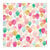 Pink Paislee - And Many More Collection - 12 x 12 Specialty Paper with Foil Accents