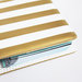 Heidi Swapp - Memory Planner - Planner - Large - Gold Foil - Stripes - Undated