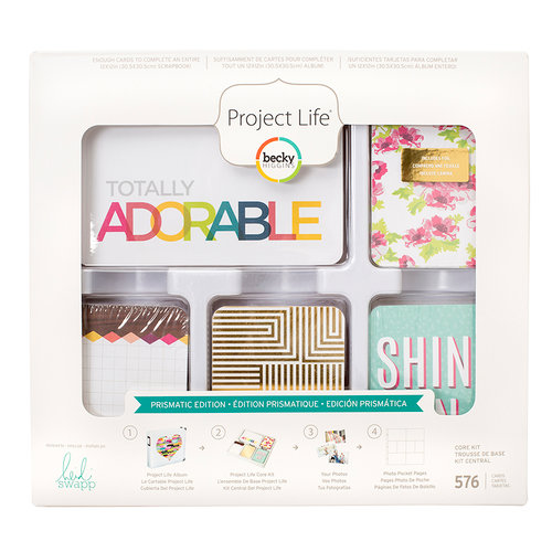 Becky Higgins - Project Life - Heidi Swapp Collection - Core Kit - Prismatic Edition