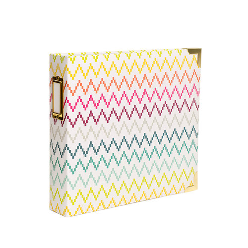 Becky Higgins - Project Life - Heidi Swapp Collection - Album - 8 x 8 D-Ring - Chevron