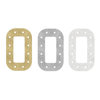 Heidi Swapp - Marquee Love Collection - Marquee Inserts - 8 Inches - O - Gold, Silver, and White Glitter - 3 Pack