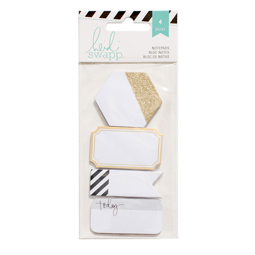 Heidi Swapp - Notepads - Black and Gold