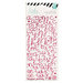 Heidi Swapp - Glitter Puffy Stickers - Alphabet - Hot Pink