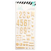 Heidi Swapp - Puffy Stickers - Numbers - Gold