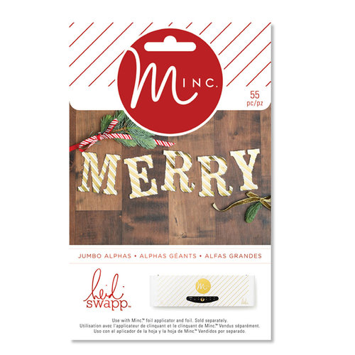 Heidi Swapp - MINC Collection - Christmas - Jumbo Alphabet