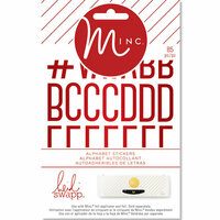 Heidi Swapp - MINC Collection - Christmas - Cardstock Stickers - Small Alphabet