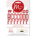 Heidi Swapp - MINC Collection - Christmas - Cardstock Stickers - Small Alphabet