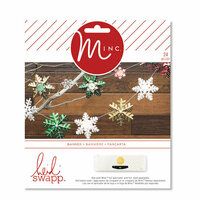 Heidi Swapp - MINC Collection - Christmas - Decor - Snowflake Banner Kit