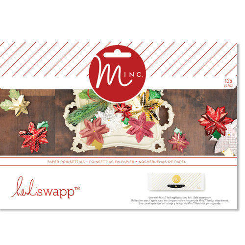 Heidi Swapp - MINC Collection - Christmas - Decor - Poinsettia  Kit