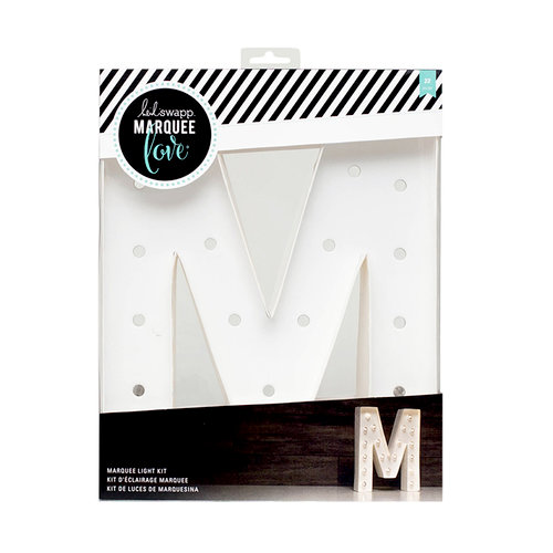Heidi Swapp - Marquee Love Collection - Marquee Kit - 12 Inches - Letter M