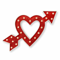 Heidi Swapp - Marquee Love Collection - Marquee Kit - 14 Inches - Heart with Arrow