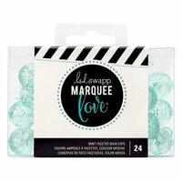 Heidi Swapp - Marquee Love Collection - Extra Bulb Caps - Etched Mint