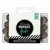 Heidi Swapp - Marquee Love Collection - Bulb Caps - Etched - Grey