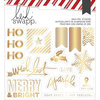 Heidi Swapp - Oh What Fun Collection - Christmas - Foil Stickers - Ho Ho Ho
