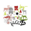 Heidi Swapp - Oh What Fun Collection - Christmas - Chipboard Shapes