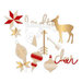 Heidi Swapp - Oh What Fun Collection - Christmas - Wood Veneer Shapes