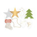 Becky Higgins - Project Life - Heidi Swapp Collection - Christmas - Die Cut Transparency Shapes