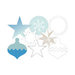 Becky Higgins - Project Life - Heidi Swapp Collection - Christmas - Die Cut Transparency Shapes - Winter