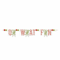 Heidi Swapp - Oh What Fun Collection - Christmas - Glitter Banners - Oh What Fun