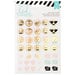 Heidi Swapp - Memory Planner - Clear Stickers - Emoticon
