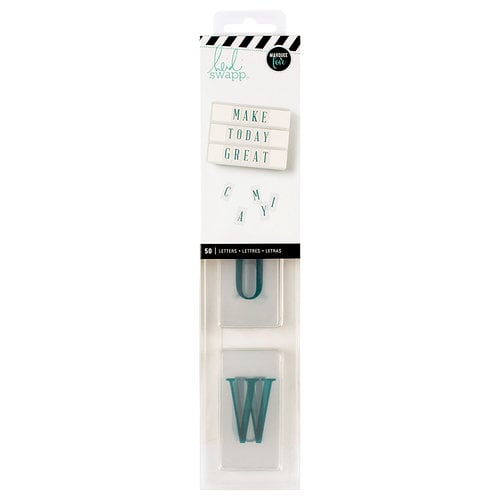 Heidi Swapp - LightBox Collection - Alpha Inserts - Teal