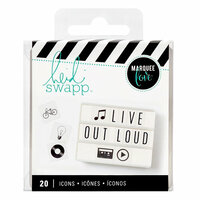 Heidi Swapp - LightBox Collection - Icon Inserts - Black