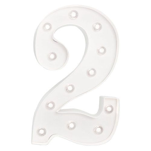 Heidi Swapp - Marquee Love Collection - Marquee Kit - 10 Inches - Number 2