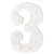 Heidi Swapp - Marquee Love Collection - Marquee Kit - 10 Inches - Number 3