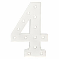 Heidi Swapp - Marquee Love Collection - Marquee Kit - 10 Inches - Number 4
