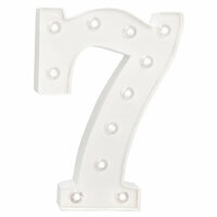 Heidi Swapp - Marquee Love Collection - Marquee Kit - 10 Inches - Number 7