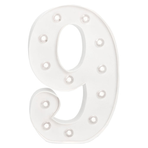 Heidi Swapp - Marquee Love Collection - Marquee Kit - 10 Inches - Number 9