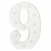 Heidi Swapp - Marquee Love Collection - Marquee Kit - 10 Inches - Number 9