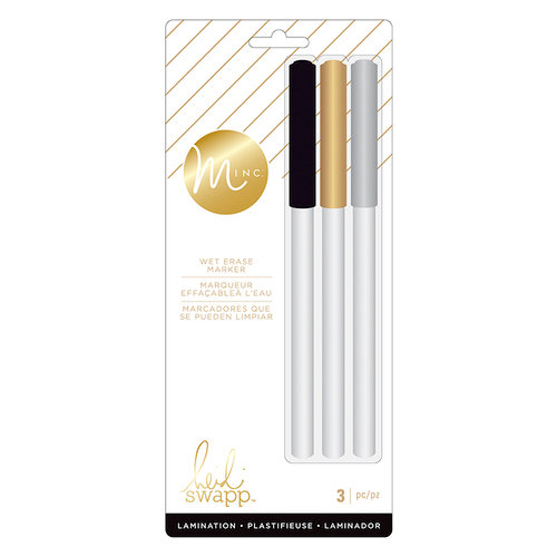 Heidi Swapp - MINC Collection - Lamination - Wet Erase Markers - 3 Pack