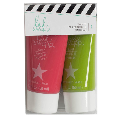 Heidi Swapp - Paint Set - Red and Green