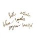 Heidi Swapp - Magnolia Jane Collection - Acetate Word Pack with Foil Accents