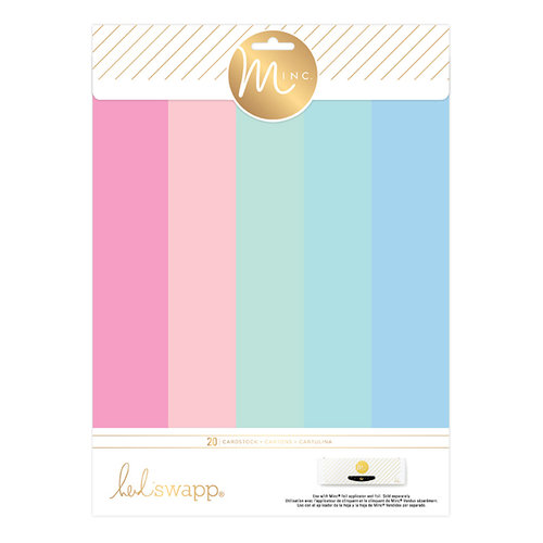 Heidi Swapp - MINC Collection - 8.5 x 11 Paper Pad - Pastels