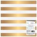 Heidi Swapp - Magnolia Jane Collection - 12 x 12 Paper with Foil Accents - Gold Stripe