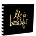 Heidi Swapp - Storyline Collection - 12 x 12 Album - Gold Life