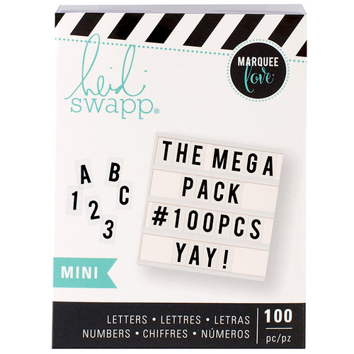 Heidi Swapp - LightBox Collection - Mini Mega Pack - Black