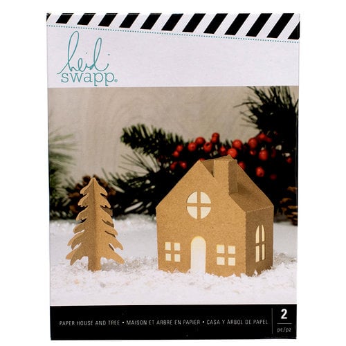 Heidi Swapp - Home for the Holidays Collection - Christmas - Kraft Chimney Cottage