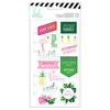 Heidi Swapp - Fresh Start Collection - Memory Planner - Clear Stickers - Tropical with Foil Accents