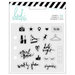 Heidi Swapp - Fresh Start Collection - Memory Planner - Clear Acrylic Stamps - Everyday