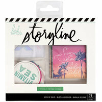 Heidi Swapp - Storyline 2 Collection - Deck of Days - Travel with Foil Accents