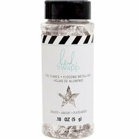 Heidi Swapp - Hawthorne Collection - Foil Flakes - Silver