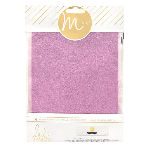 Heidi Swapp - MINC Collection - Glitter Sheets - 6 x 8 - Pink