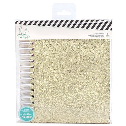 Heidi Swapp - Color Fresh Collection - Memory Planner - Planner - Classic - Gold Glitter - Undated