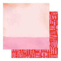 Heidi Swapp - Color Fresh Collection - 12 x 12 Double Sided Paper - Oh Yeah