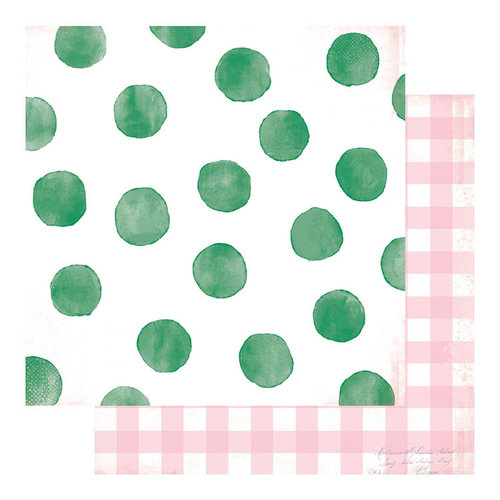 Heidi Swapp - Color Fresh Collection - 12 x 12 Double Sided Paper - Tickled Pink