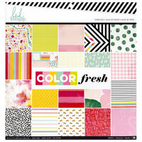 Heidi Swapp - Color Fresh Collection - 12 x 12 Paper Pad