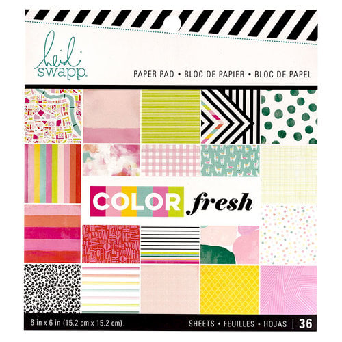 Heidi Swapp - Color Fresh Collection - 6 x 6 Paper Pad
